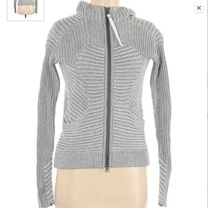 Lululemon Athletica Gray Cowl Neck Sweater